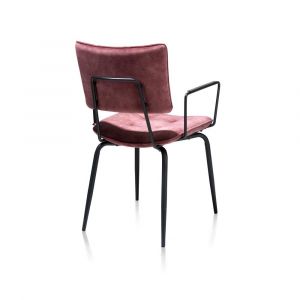 Henders & Hazel Manou armstoel burgundy red