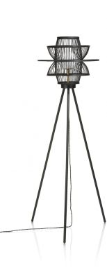 Coco-Maison Bali vloerlamp zwart