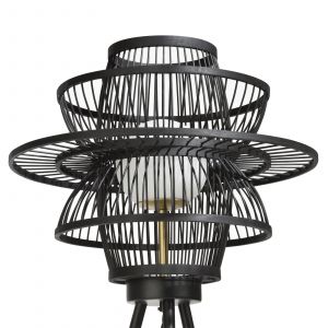 Coco-Maison Bali vloerlamp zwart