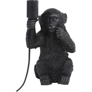 Monkey tafellamp zwart