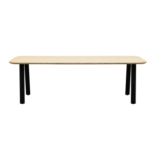 Bambu Eettafel Recht 240cm Towerpoot Caramel