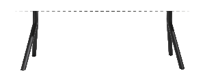 Arvada Eettafel ovaal 250cm Onyx
