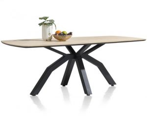 Livada eettafel recht 250cm NL Poot Spin