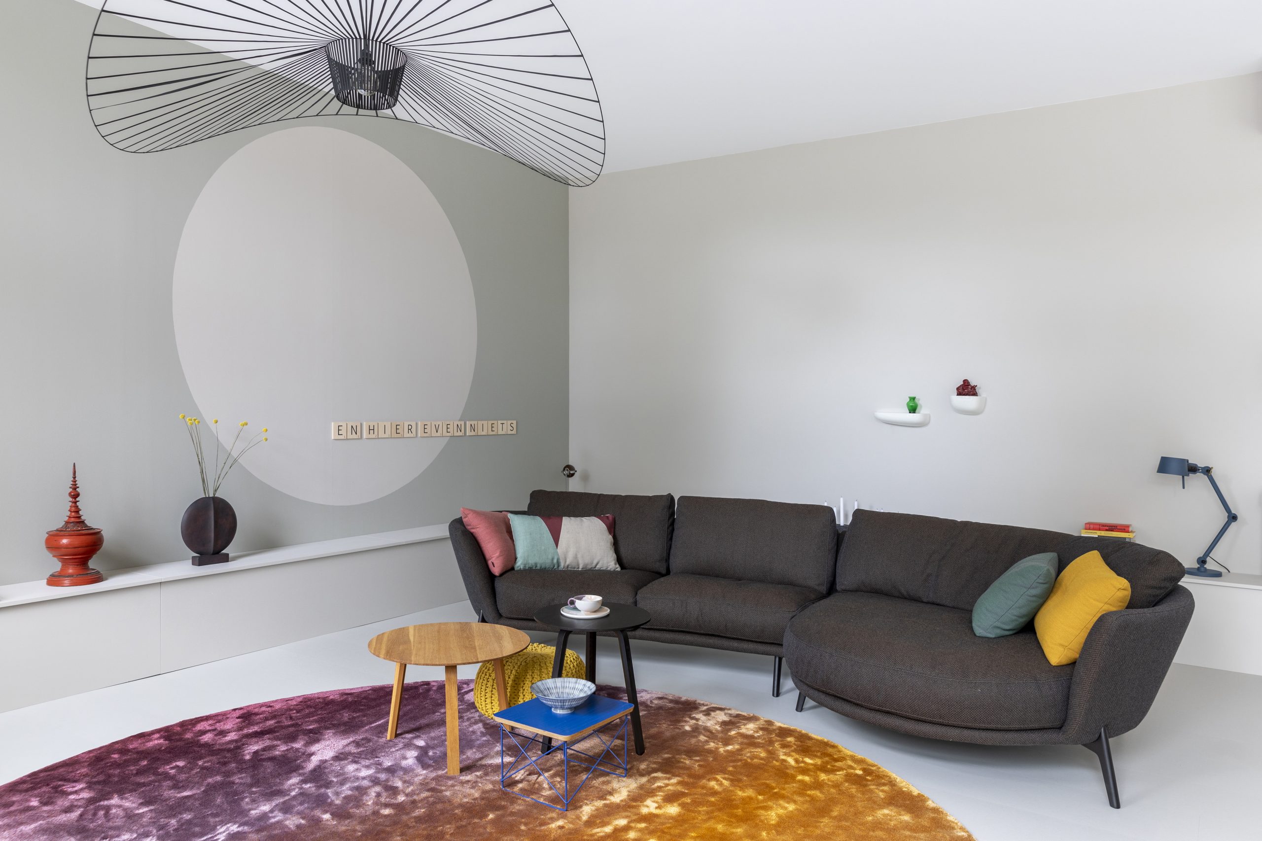 Marmoleum - woonkamer - aanhuis - S15 -Bakkum - Industrieel Stoer - Vintage Modern - Marmoleum click (2)