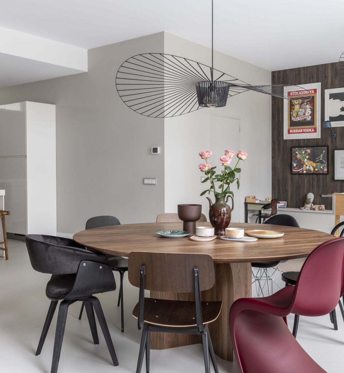 Marmoleum - eetkamer - aanhuis - S15 -Bakkum - Industrieel Stoer - Vintage Modern - Marmoleum click